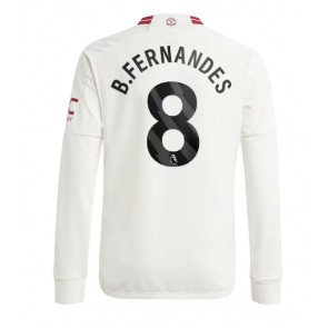 Manchester United Bruno Fernandes #8 Alternativní Dres 2023-24 Dlouhý Rukáv